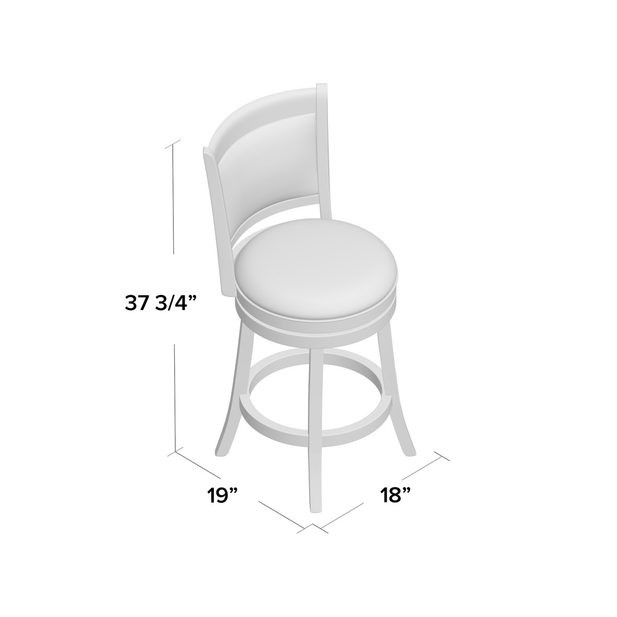 Lark Manor Alyn Swivel Bar & Counter Stool & Reviews Wayfair
